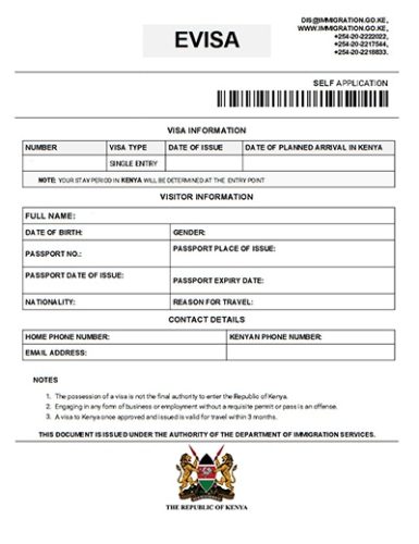 Kenya-visa example Kenya-visa example