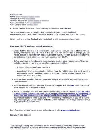 New Zealand-visa example